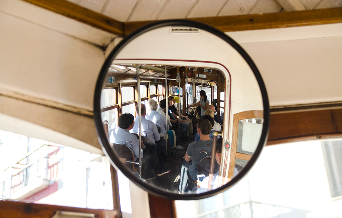 this is a tour in the vintage tram
