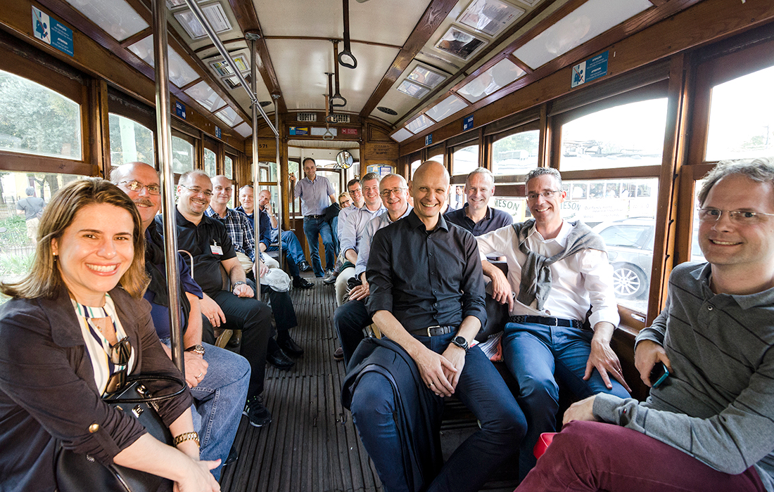 this is a tour in the vintage tram