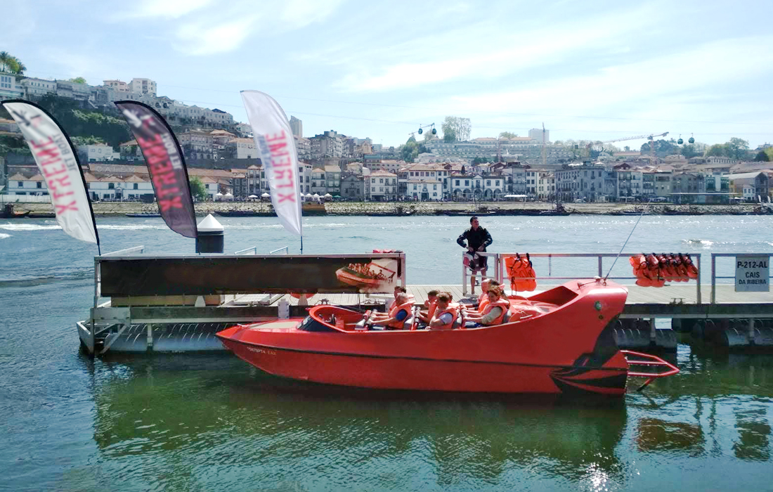 This is Jetboating in Douro River